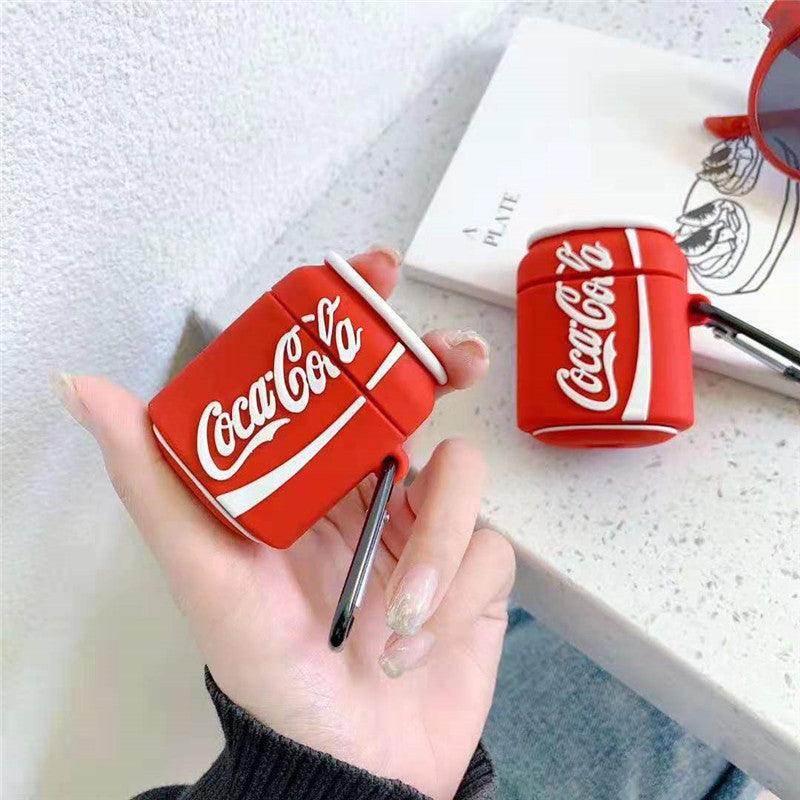 Coco-Cola Cane Silicone Airpods Case - Image 5
