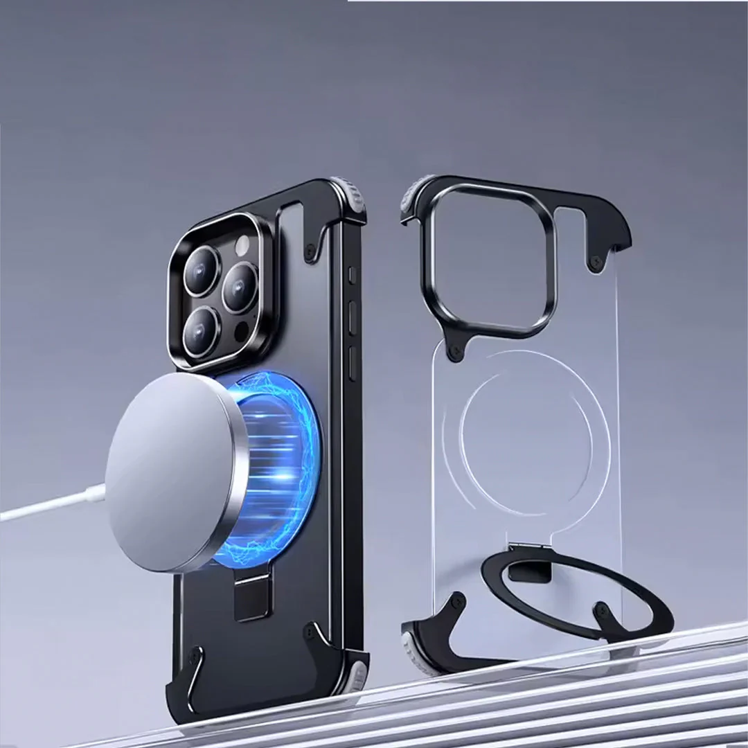 Metal Frameless Magnetic iPhone Case - Image 3