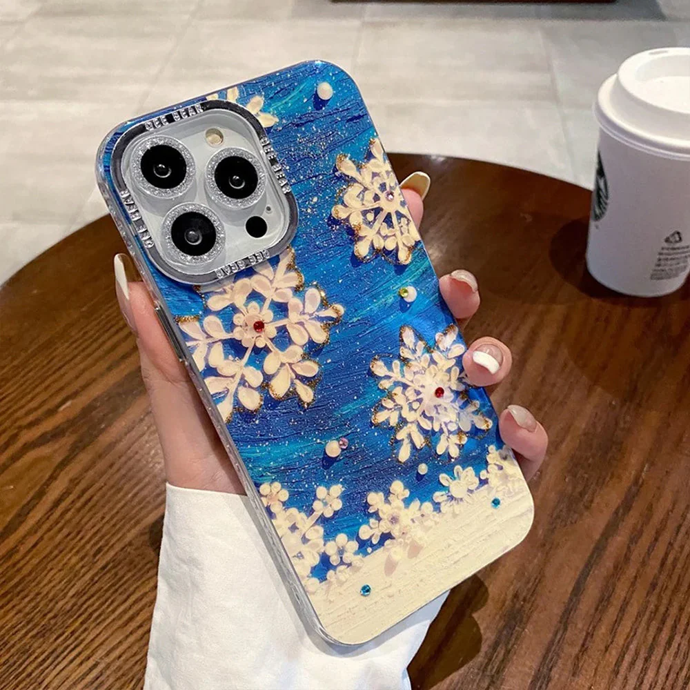 Snowflake Glam iPhone Case - Image 4