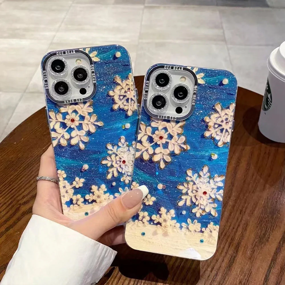 Snowflake Glam iPhone Case - Image 5